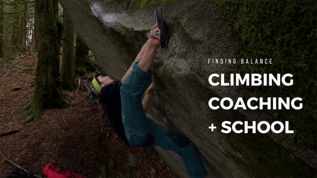 Finding Balance in Climbing, Coaching, and School