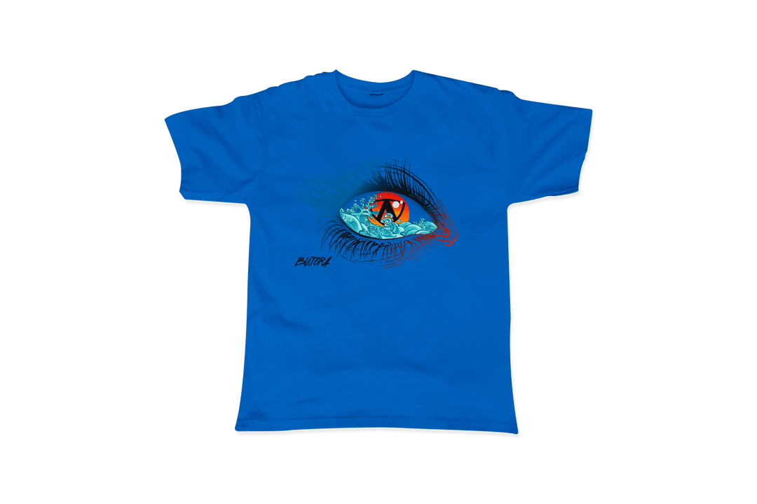 The Eye - Butora T-Shirt Apparel Butora USA Blue 