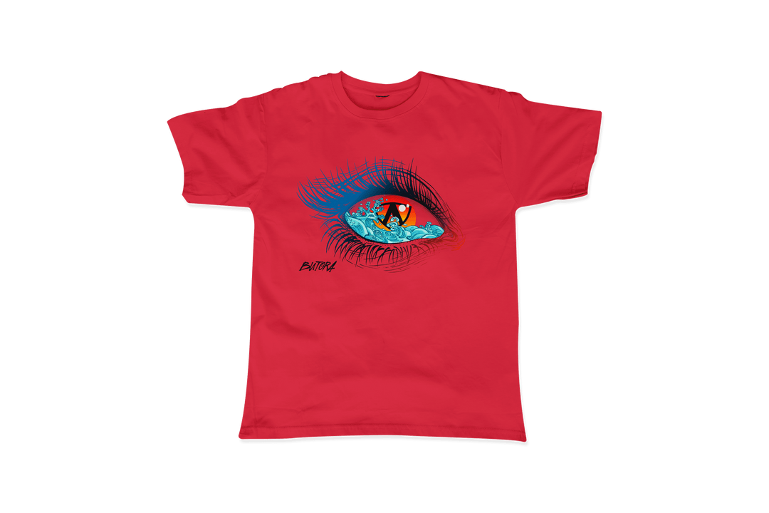 The Eye - Butora T-Shirt Apparel Butora USA Red 